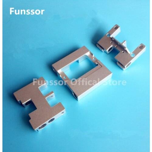 MK10 Aluminum X axis metal Extruder Carriage LM8UU Y axis carriage kit For MK2 CTC Flashforge Upgrade