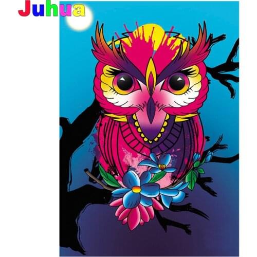 Cartoon owl 5D Diy diamond painting Full square/round mosaic art animal diamond embroidery gift home kids room decor