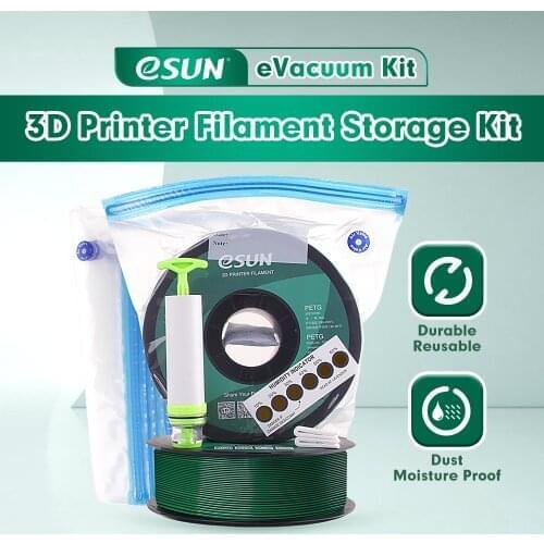 ESUN Storage Bag Kit 3D Printing Silk PLA PETG TPU Filament Sealed Vacuum Keep Dry Avoid Moisture for 3D printer spools