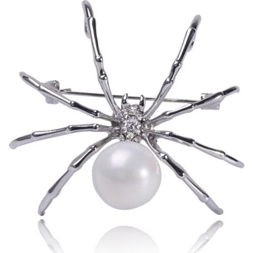New 2020 true platinum spider brooch brooches Korea luxury atmosphere retro deserve to act the role of spot badge coat