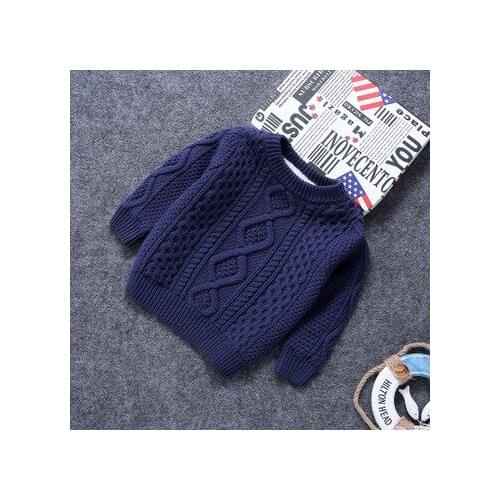 Autumn Baby Boys Girls Sweaters Kids Winter Knit O-neck & Turtleneck Sweater Toddler Teenage Girl Boy Winter Clothing 2-9 Years