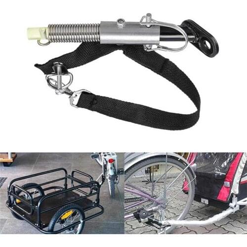 Bike Trailer Hitch Coupler Bicycle Trailer Attachment Steel Hitch Coupler Baby /Pet car Coupler Hitch Linker Bicycle Accessories