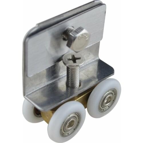 Free shipping door roller ultra-quiet wooden furniture sliding door pulley hanging track nylon wheel glass bearing door hardware