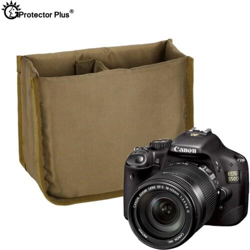 PROTECTOR PLUS Outdoor Military Tactical Camera Protection Bag Oxford cloth Foldable Partition Travel Hiking Accessary Pouch