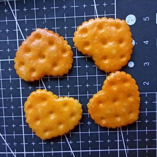 1pcs/lot resin flat back love biscuit 30mm Cabochons Jewelry Fit Mobile Phone Hairpin Headwear DIY Accessories