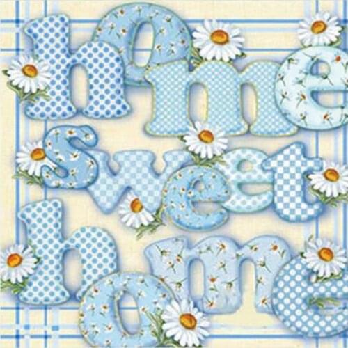 5D DIY Diamond Painting Cross Stitch English Alphabet Diamond Mosaic Home Decoration