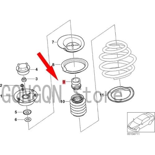 CAR front machine buffer rubber bm wE46 318CI N42 E46 318CI N46 E46 316CI M43 rubber buffer suspension bushing