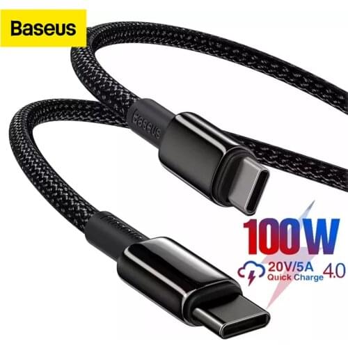 Baseus USB Type C Cable for iPhone 12 Pro Max 12 Plus PD 20W Fast Charge USB C for iphone 11 Pro Cable Phone Charger Data Cable