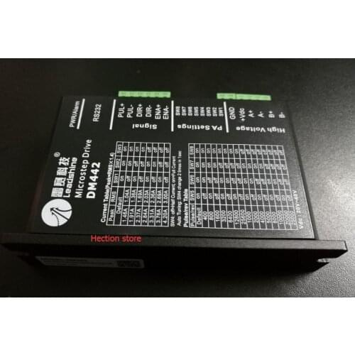 Free shipping Leadshine Digital Stepper Motor Driver DM442 based on DSP design fit nema17 to nema 23 motor CNC stepper system