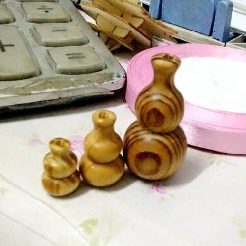 DIY Natural Wood Beads Loose Gourd Shape Wooden Spacer Beads For Necklace Earrings Making Jewelry Findings Door curtain product