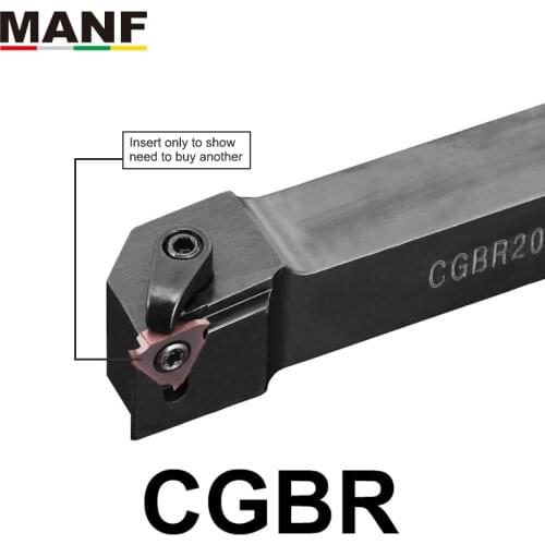 MANF CGBR2525M22-1 Turning Tool Holder 20mm Groove Cutting Toolholders Cutter CNC Lathe Parting and Face Grooving Tools Holders