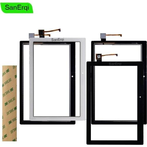 For Lenovo Tab 2 A10-70 A10-70F A10-70L Touch Screen Digitizer Glass Replacement Black 10.1 inch White With 3M Tape