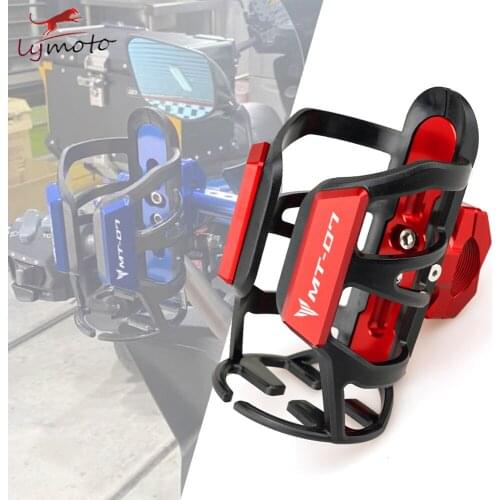 For Yamaha MT-03 MT-07 MT-09 MT03 MT07 MT09 MT10 Hot Deals Motorcycle Accessories Holder CNC Aluminum Beverage Water Bottle Cage