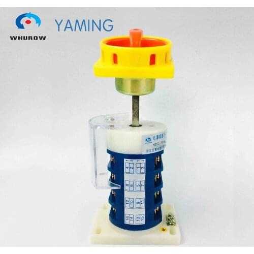 HZ12-40/08-4 Rotary Switch With Lengthen Pole 40A 380V 2 Position 4 Poles Emergency Stop Padlock Motor Cam Switch On-off