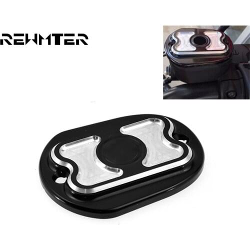 Motorcycle CNC Front Brake Reservoir Master Cylinder Cover For Harley Sportster 883 1200 XL 04-15 Nightster Iron Forty Eight 72