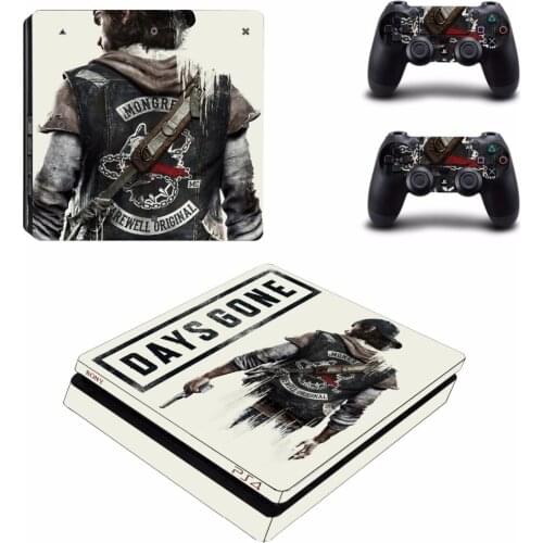 Game Days Gone PS4 Slim Sticker Play station 4 Skin Sticker Decal For PlayStation 4 PS4 Slim Console & Controller Skins Vinyl