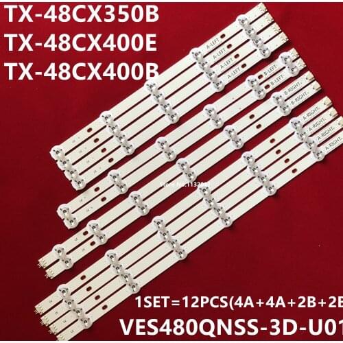 LED Backlight Bar 480DLED_SLIM for TX-48CX350B TX-48CX400E TX-48CX400B 48S3653DB 48U7653DB VES480QNSS-3D-U01