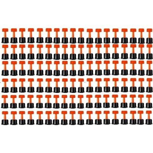 151 Pcs Flat Ceramic Level Wedges Tile Spacers Reusable Flooring Wall Tile Leveling System Leveler Locator Spacers Plier