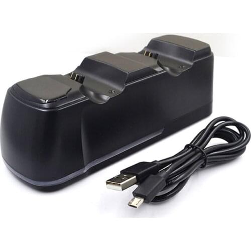 Handle Joystick Handle USB Charger Dual USB Fast Charging Dock Suitable for Playstation 4 Ps4 Slim / Ps4 Pro