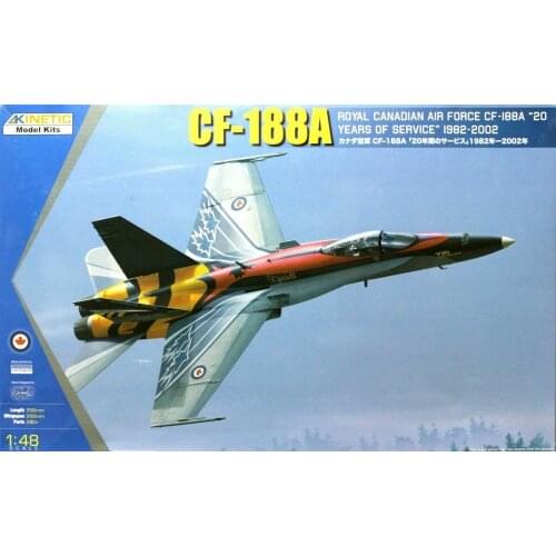 Kinetic K48079 1/48 Royal Canadian Air Force CF-188A "20 Years of Serivce"