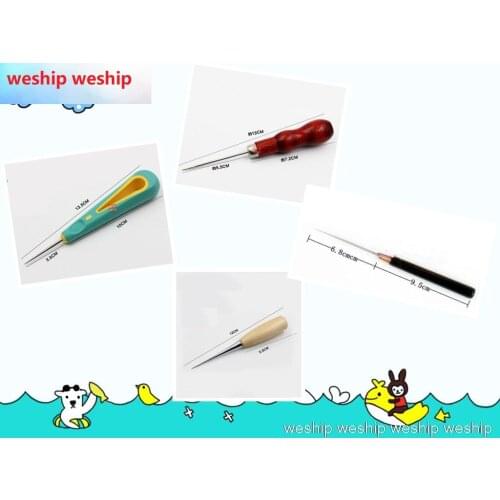 Wooden handle awl Silicone handle awl for handwork tools 1order=1set