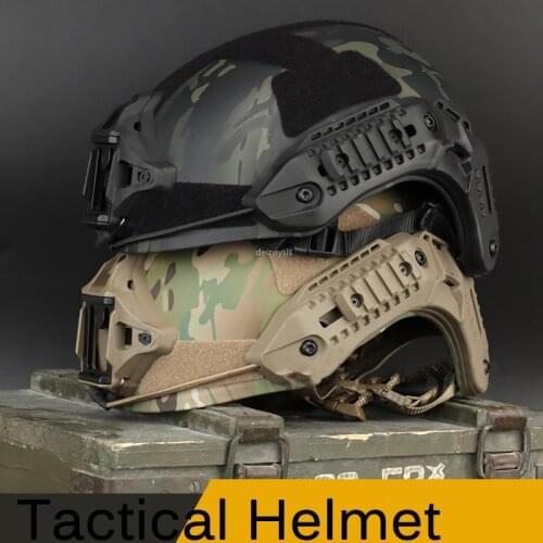 Army Shooting Protective Helmets Military Tactical Combat Half-covered Helmet Outdoor CS Wargame Airsoft Paintball FAST Helmet