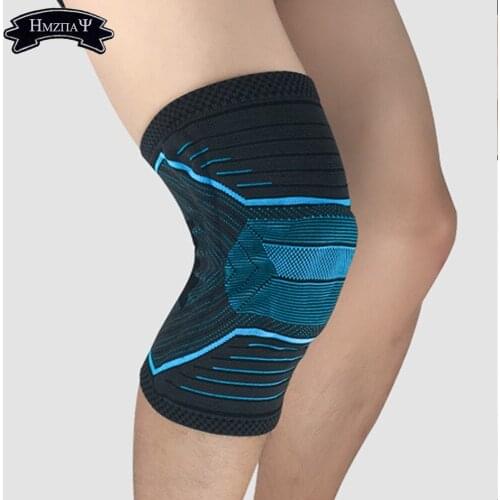 1 PCS Sports Knee Pads Pat Bone Support Silicone Spring Knee Pads Fitness Training Basketball Running Protective Gear