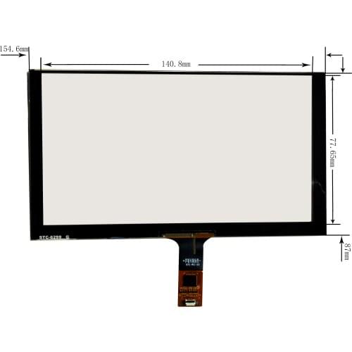 6.2-inch Capacitive Touch Screen USB Drive Control Board Switch to Raspberry PI Android Windows7/8/10