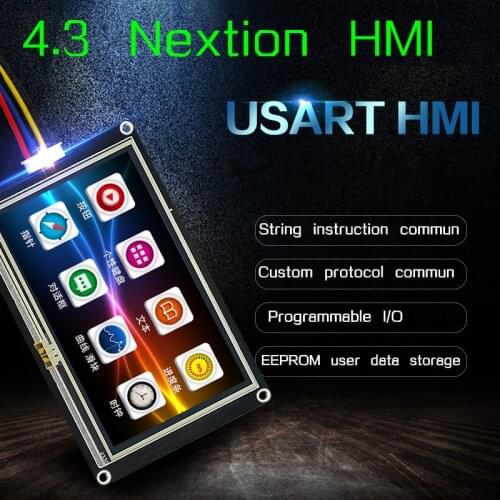 4.3" Nextion Enhanced HMI Intelligent Smart USART UART Serial spi Touch TFT LCD Display Panel For Raspberry Pi uno r3 mega