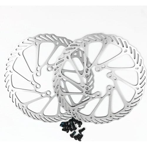 Free Shipping 2 pairs of high-quality stainless steel bicycle brake disc diameter 160MM send 24 screws for BB5 and BB7 AVID