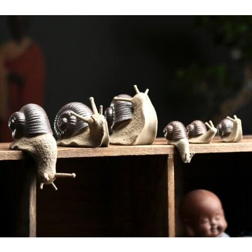 Snail Bonsai Micro Landscape Garden Decoration Outdoor Potted Landscaping