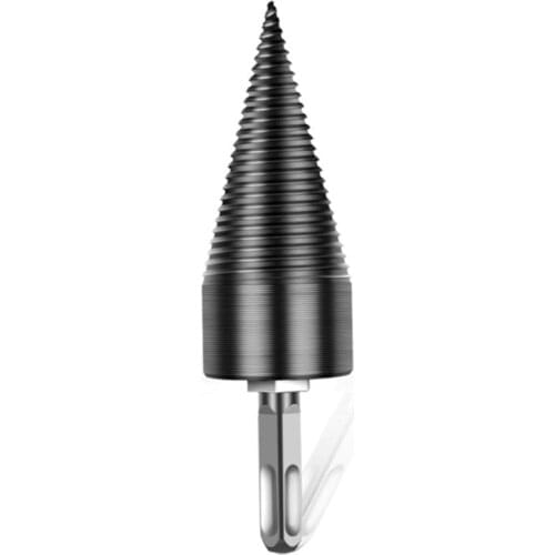Wood Log Splitter Auger Splitting Screw Wood Breaker Tool High Quality Carbon Steel Wood Splitting Drill Bit For Family Camping