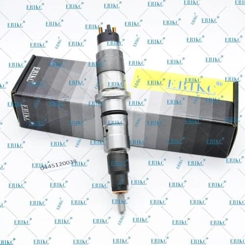 ERIKC 0 445 120 038 CR lnjection Parts 0445120038 Electronic Diesel Fuel Injector 0445 120 038 Nozzle Assembly for Bosch Cummins