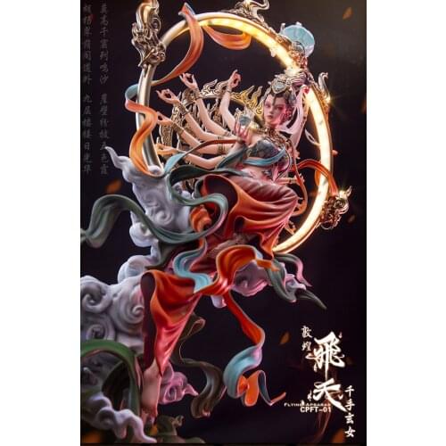 Presale Chinese Original Feitian Deries Feitian—Thousand-Hand Mysterious GK Statue Resin Model