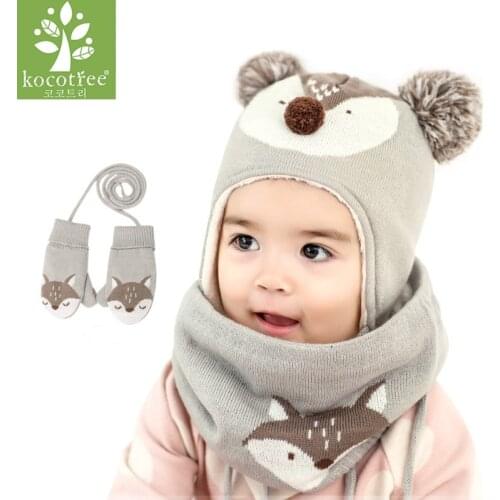 Зимние шапки для малышей KOCOTREE China At AliExpress