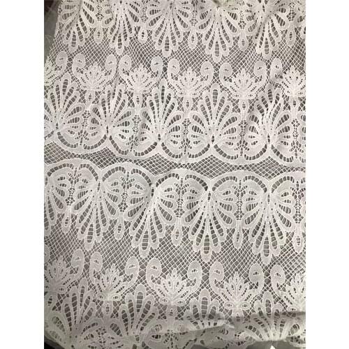 Beautiful water-soluble lace, exquisite totem lace, African lace fabric, suitable for womens fashion clothing design fabrics
