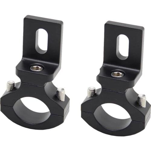 2pcs Universal handlebar 22-26mm 7/8" Pipe Mount Motorcycle Headlight Bracket foglight Holder Tube Clamp For Cafer Racer Chopper