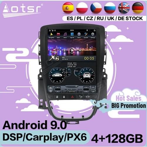 128G Tesla Screen Multimedia Stereo Android 9 Player For Opel Vauxhall Holden Astra J 2010 2011 2012 2013 Audio Radio Head Unit