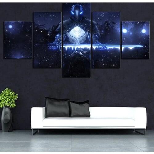 Wall Art Canvas Prints 5 PiecePcs Game Character Painting Spray Pictures Home Decoration Poster Living Room Modular Framed