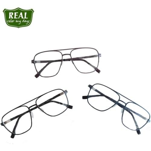 Wholesale High Quality Ultralight Women Men Metal Optical Eyeglasses Frames