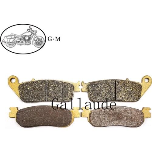 Motorcycle Front / Rear Brake Pads For YAMAHA X-Max YP125R ABS 2011-2017 YP250R ABS 2011-2020 VP125 VP250 X-City 2007-2020