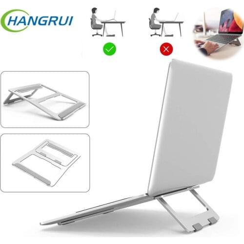 Laptop Stand Foldable Aluminum Alloy Desktop Base Notebook Bracket Laptop Stand For Macbook Pro/Air Stand Computer Accessories