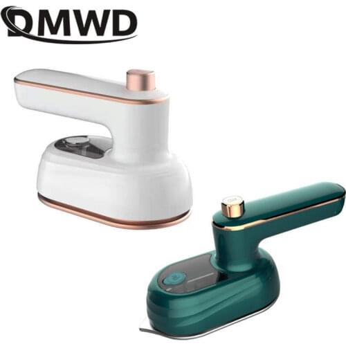DMWD Handheld Garment steamer 50ml capacity portable for travel Foldable iron 20mins Dry Wet Adjustable 100-240V Wide voltage US