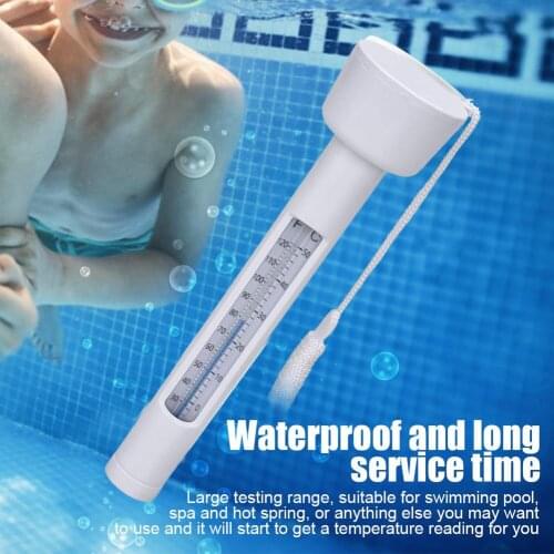 Portable Swimming Pool Floating Thermometer Fountain Spa Temperature Gauge Durable Spa Hot Tub Ponds Temperature Measuring Meter