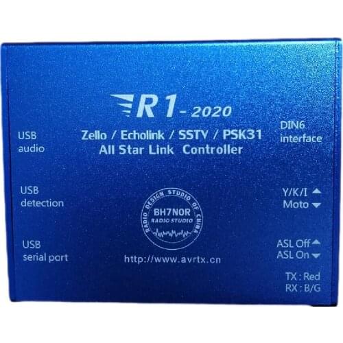 Latest R1-2020 ASL-Echolink-zello-YY Voice Interface Board USB Sound Card Version SSTV PSK31 AllStar Link Controller