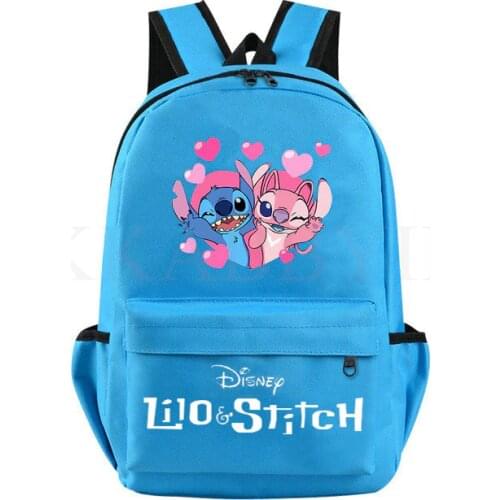 Stitch Backpack for Teens Boys Girls Rucksack Popular Pattern Cartoon School BookBag Laptop Travel Backpack