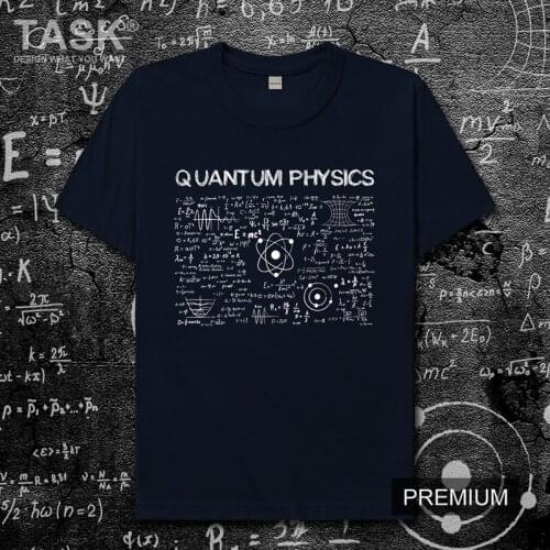 Subject Quantum Mechanics cotton sports sweatshirt Casual Fashion summer clothes Short sleeve t-shirt new Tops t shirt mens 01