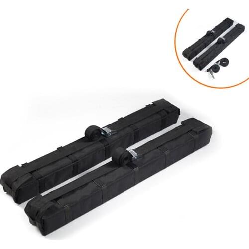 Universal Self Inflatable Roof Racks Snowboard Rack Ski Rack Travel Luggage Carrier Car Roof Rack 180 LB Capacity Automatic