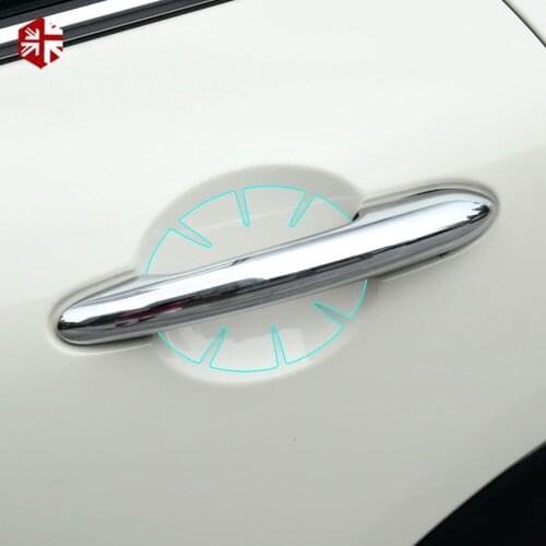 Car Door Handle Protective Film Anti-scratch TPU Sticker For MINI Cooper R56 R60 F55 F54 F56 F60 R50 R58 R55 R61 R59 Accessories