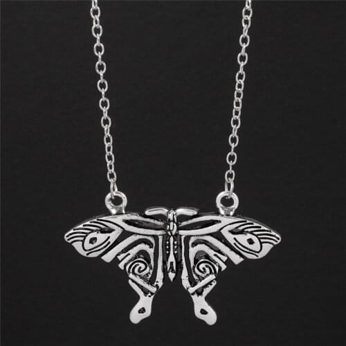 Hollow Butterfly Necklace For Women Egirl Vintage Aesthetic Butterfly Pendant Chain Necklaces Jewellery Halloween Gift Friends